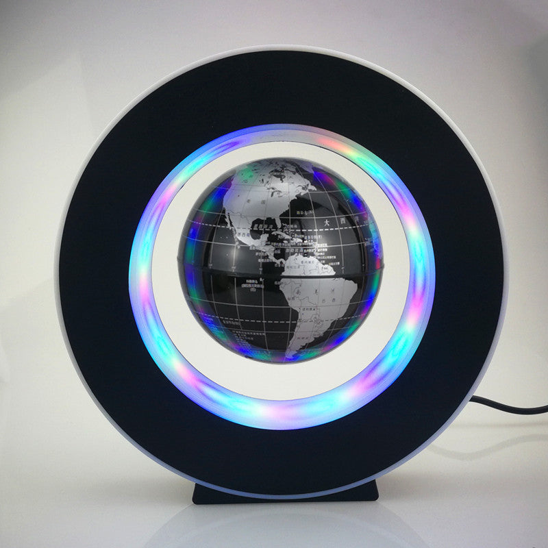 Magnetic Levitation Globe Rotating Luminous European-style Office Desktop Living Room Decoration