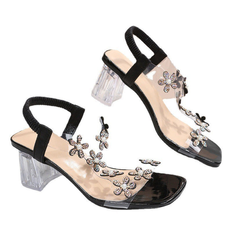 Heel Sandals Plus Size Women's Casual Chunky