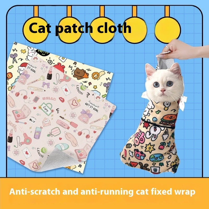 Multi-function Pet Wrap Cloth Camera Cover Protective Wrap Cloth Magic Self-Adhesive Cloth SLR Lens Protective Bag Cosmetic Bag